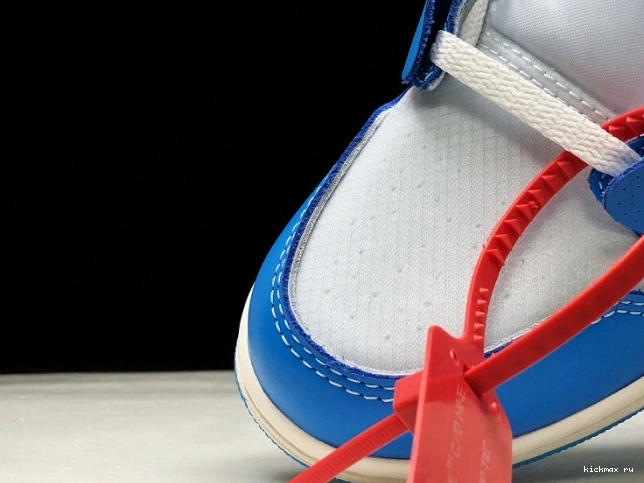Cheap Off-White Powder AQ0818-148 UNC 1 Air Blue Jordan 0813